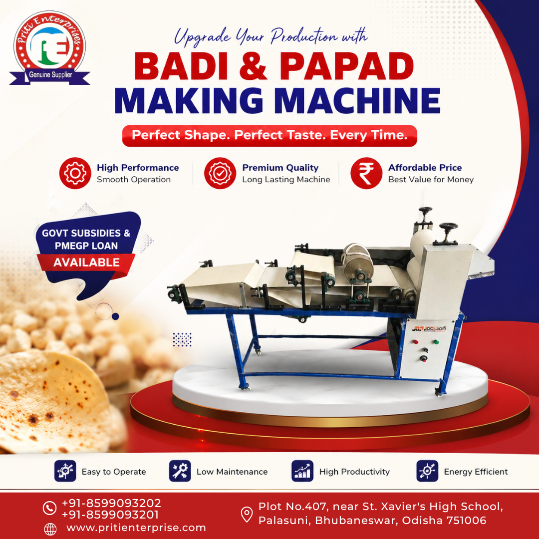 BADI & PAPAD MAKING MACHINE
