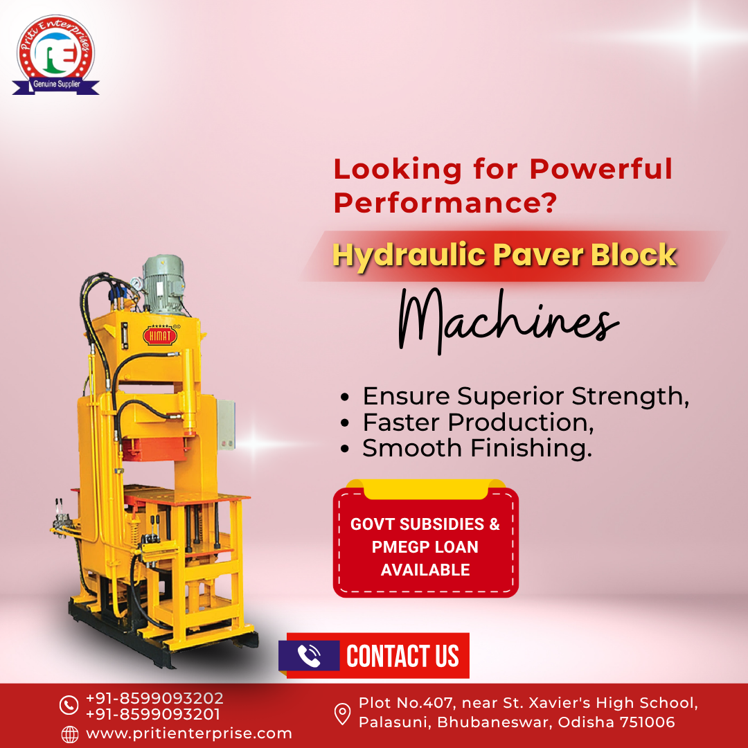 Hydraulic Paver Block Machines