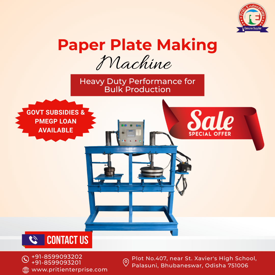 Paper Plate Making Machine