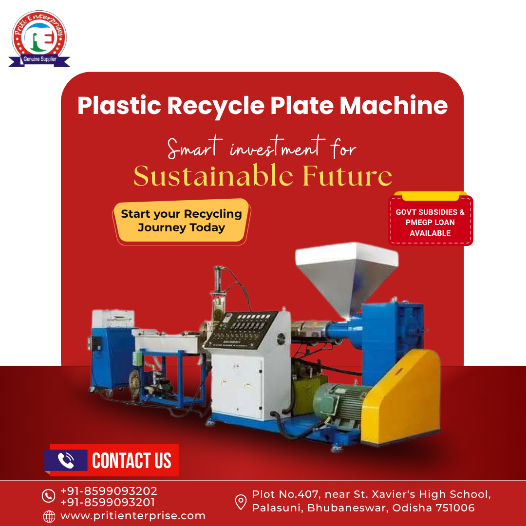 Plastic Recycle Plate Machine