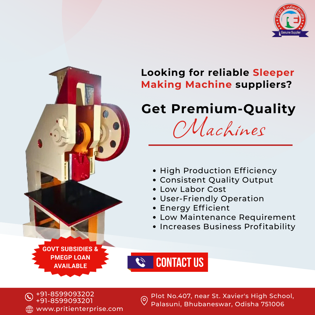 Sleeper Making Machine