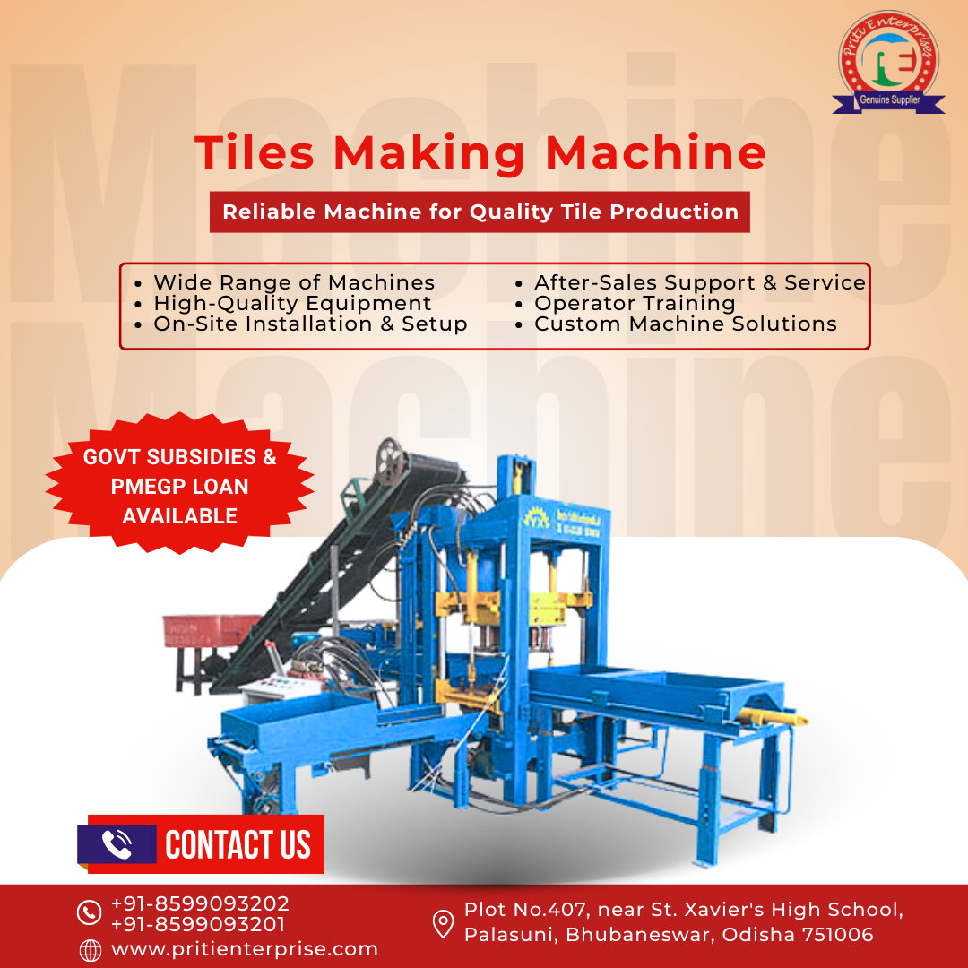 Tiles Making Machine