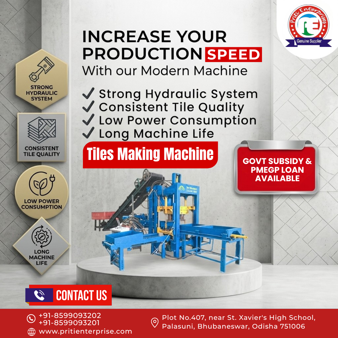 Tiles Making Machine
