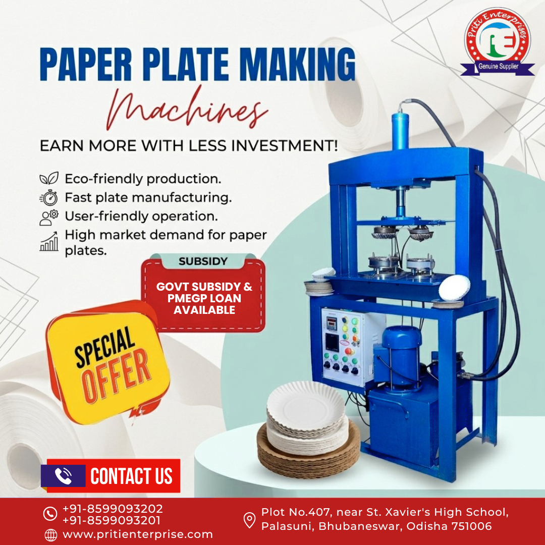 paper plate making machine